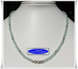 1559. elegantes Aquamarin-Collier