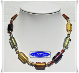 1992. elegantes Muranoglas-Collier