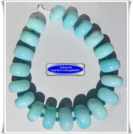 267) blaues Opal-Armband