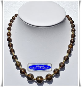 1849. elegantes Muranoglas-Collier Set