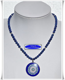 2281. Murano-Milllefiori-Glasanhänger mit Gablonzer Glasperlen