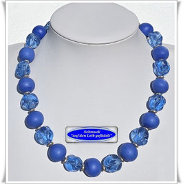 3012. wunderschöne blaue Muranoglas-Kette