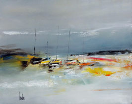 "Survol de mer" - 73x92