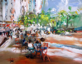 "Terrasse lounge" - 73x92