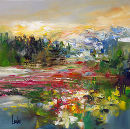 "Vert permanent II" - 60x60