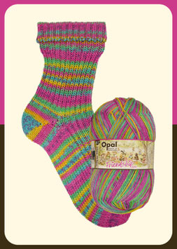 Sockenwolle 6-fach Hand in Hand - Friendship - Opal