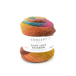 Silky Lace Rainbow Braun-Grün-Orange, Farbe 301 - CONCEPT by katia