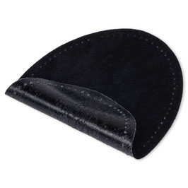 Patches Velourslederimitat, 2 Stück, aufbügelbar, 9,5 x 14,5 cm, schwarz - Prym