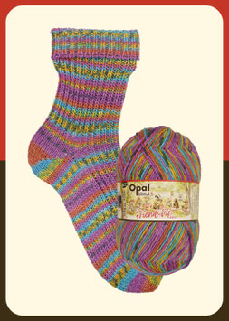 Sockenwolle 6-fach zusammen lachen - Friendship - Opal