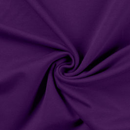 Sommersweat, French Terry uni lila, violett