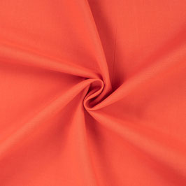 Baumwollstoff, Webware uni burned orange