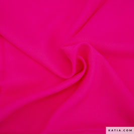 Viskosestoff uni fuchsia, einfarbig, pink - katia fabrics
