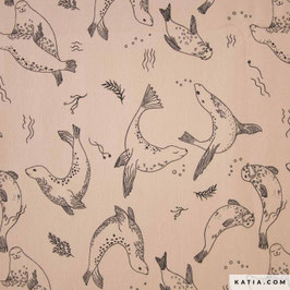 Sea Lions Swimming - Sweat - katia fabrics