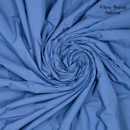 Baumwoll-Webware Smooth Touch uni blau - Fibre Mood Fabrics