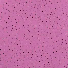Musselin Dotties fuchsia Glitzer