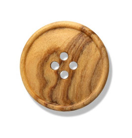Knopf, Echt Holz, 20 mm
