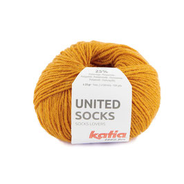 Sockenwolle UNITED SOCKS ocker, einfarbig, Farbe Nr. 26 - Katia