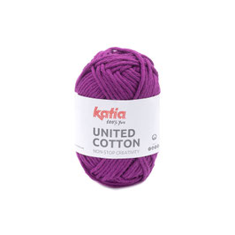 United Cotton purpur, Farbe 33 - Katia Wolle, Baumwollgarn, Häkelgarn