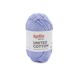 United Cotton violettblau, Farbe 23 - Katia Wolle, Baumwollgarn, Häkelgarn