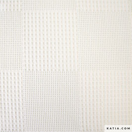 New Patch Waffle ecru - Waffelpiqué katia