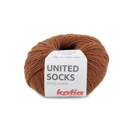 Sockenwolle UNITED SOCKS rostrot, einfarbig, Farbe Nr. 2 - Katia