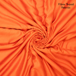 Viskosestoff shiny uni orange - Fibre Mood Fabrics