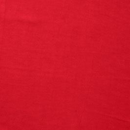 Leinen-Viskosestoff uni rot