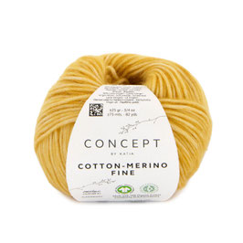 Cotton-Merino fine, Baumwollmischgarn, Farbe 101 sandgelb - CONCEPT by katia
