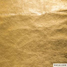 Waschbares Kraftpapier metallic goldfarben - katia fabrics