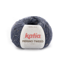 MERINO TWEED dunkelblau, Farbe 305 - katia