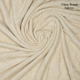 Jacquard-Stoff beige, Frottee - Fibre Mood Fabrics