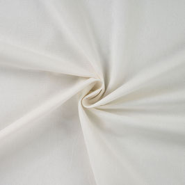 Baumwollstoff, Webware uni ecru, gebrochenes weiß