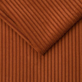 Polsterstoff, Möbelstoff Zoom uni terra, Cordoptik