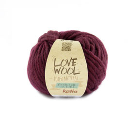 LOVE WOOL aubergine, Farbe 129 - Katia