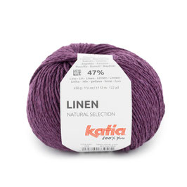 LINEN violett, Fb. 39, 50g - katia