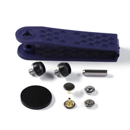 Nieten 9 mm, silberfarbig/alteisen- 24 Stück - Prym