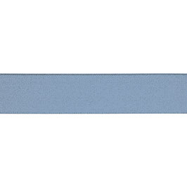 Gummiband hellblau, 40 mm weich, einfarbig, elastisches Band für Boxershorts, Leggings etc.