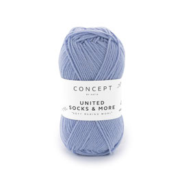 Sockenwolle UNITED SOCKS & MORE lavendel, einfarbig, Farbe Nr. 51 - CONCEPT by katia
