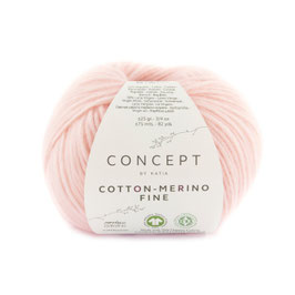 Cotton-Merino fine, Baumwollmischgarn, Farbe 88 hellrosa - CONCEPT by katia