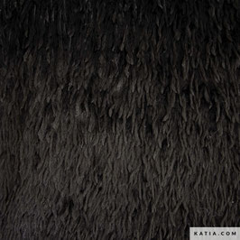 Feather Hair Vegan Fur schwarz - katia