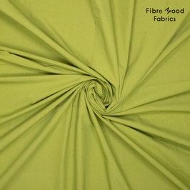Popeline stonewashed uni mittelgrün - Fibre Mood Fabrics