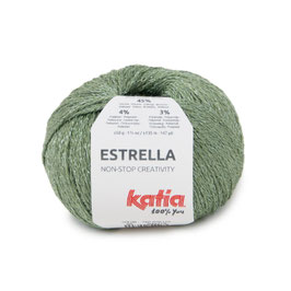 ESTRELLA khaki-leuchtgrün, Fb. 65, 50g - katia