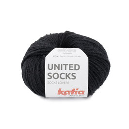 Sockenwolle UNITED SOCKS schwarz, einfarbig, Farbe Nr. 10 - Katia