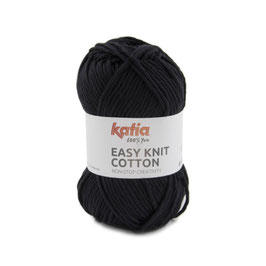 EASY KNIT COTTON schwarz Nr. 2 - Katia Wolle, Baumwollgarn