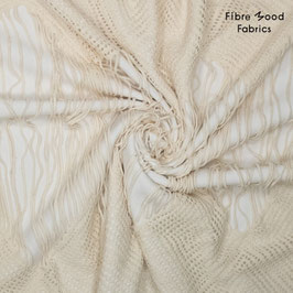 Crochet fabric weiß - Panel 150 cm - Fibre Mood Fabrics