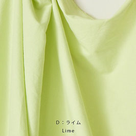 Nani Iro / Linen Colors Light / D Lime  / Leinen-Baumwolle