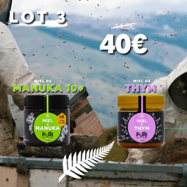 LOT 3 : Miels Antibactériens