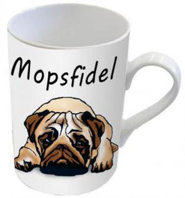 Henkelbecher "Mopsfidel"