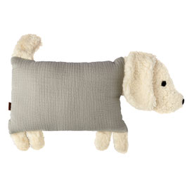 Die kleinen Freunde | Kuschelhund XL | beige (hellgrau)