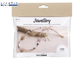Creativ Company - Mini Bastelset Schmuck Rosétöne